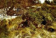 bruno liljefors landskap med orrar, tidig var china oil painting artist